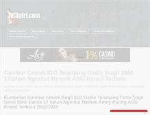 Tablet Screenshot of d3girl.com
